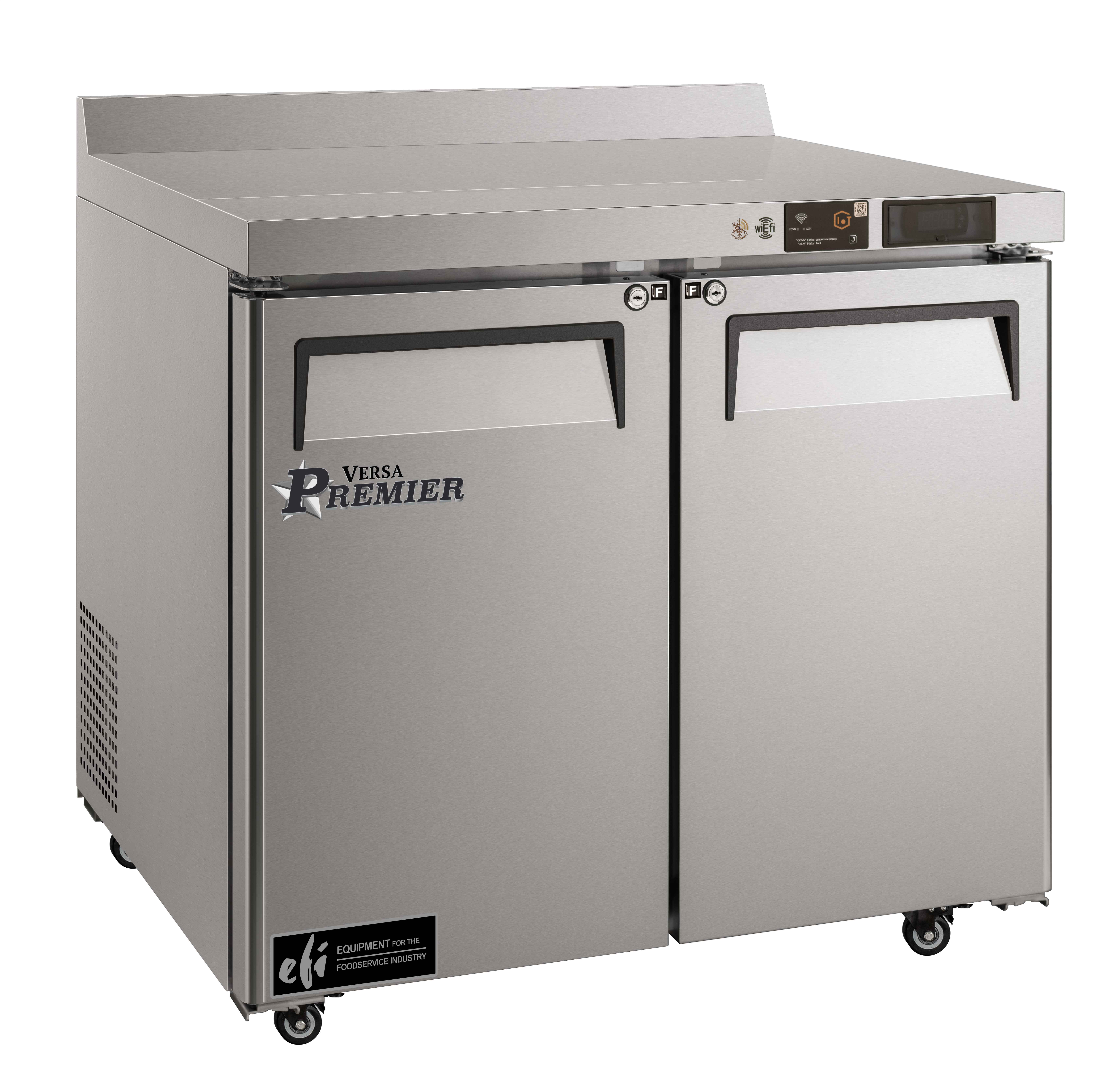 36 Inch 2 Door Worktop Freezer